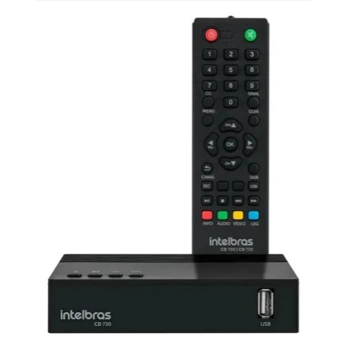 Conversor Intelbras Cd-730 - Áudio E Vídeo 4 Portas
