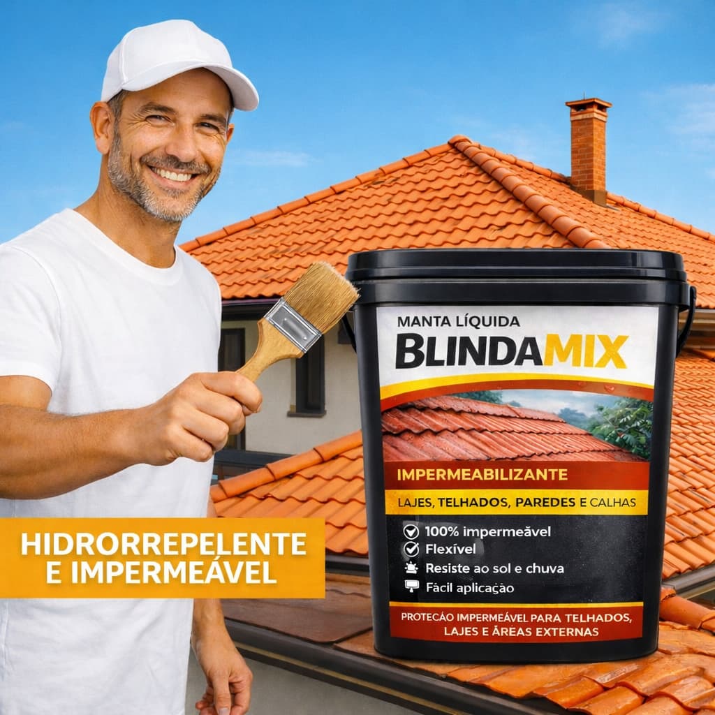 Super Tinta Borracha 18kg/3,6kg Líquida - Reboco Laje Paredes Super Proteção Impermeável Envio 24H