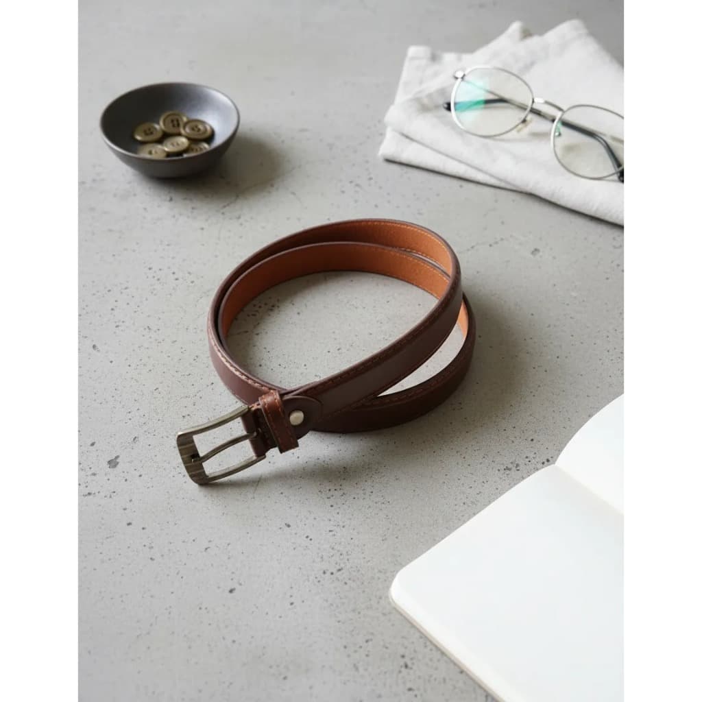 Cinto Infantil Menino Blogueirinho Casual Preto Marrom Caramelo 80 Cm 90 Cm 100 Cm