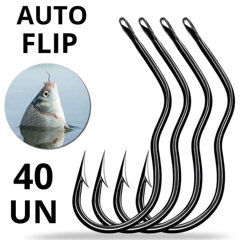 Kit Anzol AUTO FLIP, Fisgada Automática 40 unidades