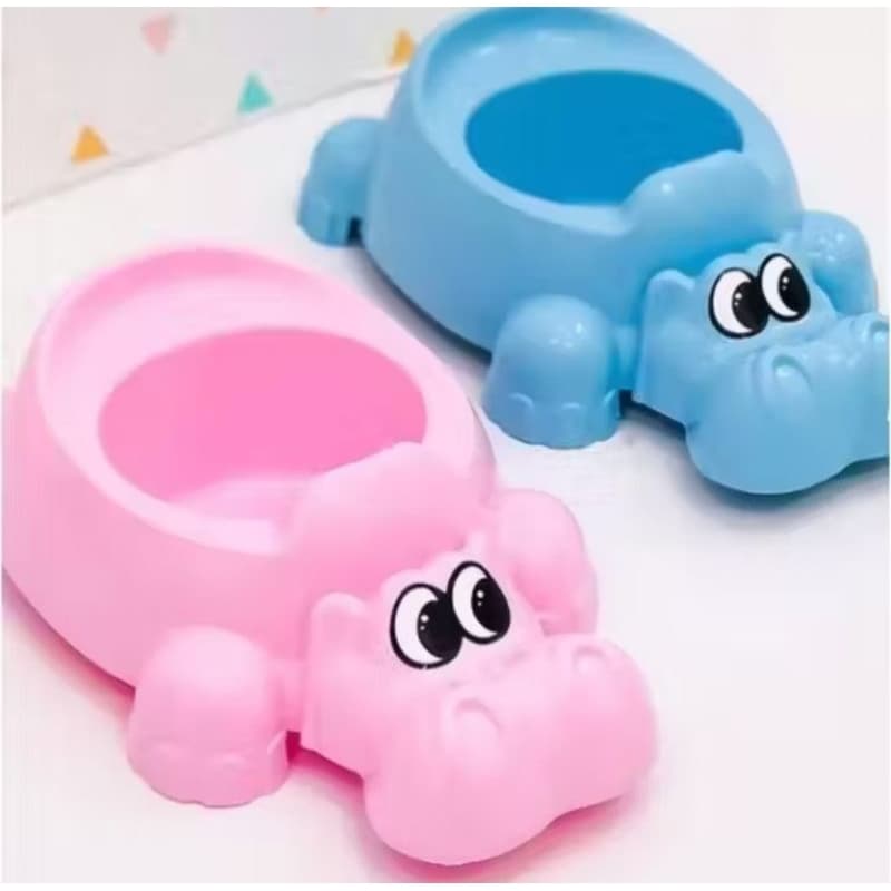 Troninho Penico Infantil Educativo Desfralde Para Bebê Com Carinha De Hipopótamo Baby Versátil .....