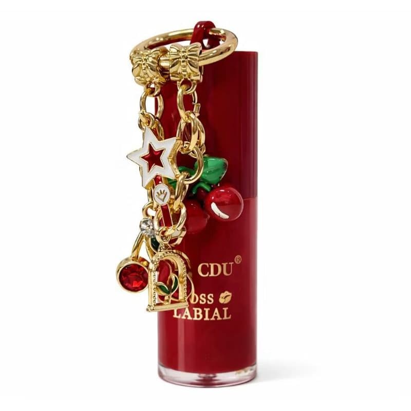 Cherry Bomb Gloss Labial Cereja Brilho Intenso Com Chaveiro Lip Honey Lançamento