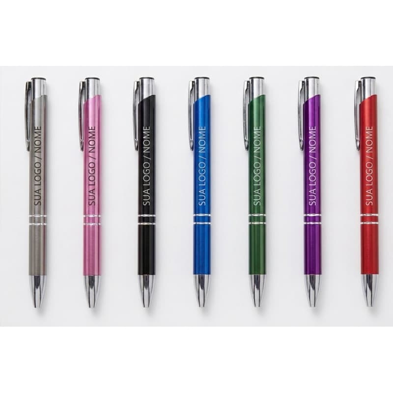 Caneta Personalizada com Nome e Logo | Brinde Corporativo | Lembrança Elegante