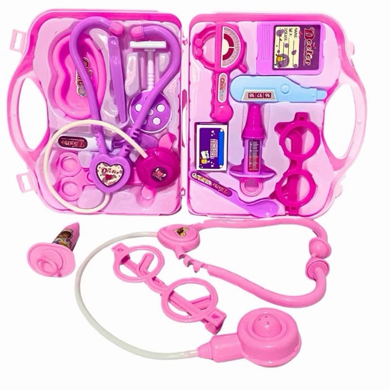 Kit Maleta Médico Médica Enfermeira Infantil - Small Doctor Educativo Brinquedo Criança Menina Doutora