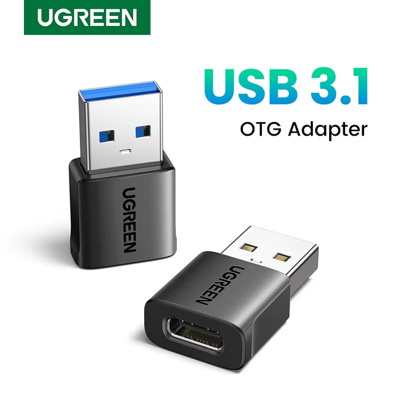 Adaptador USB 3.1 Macho para USB-C Alta Velocidade - UGREEN