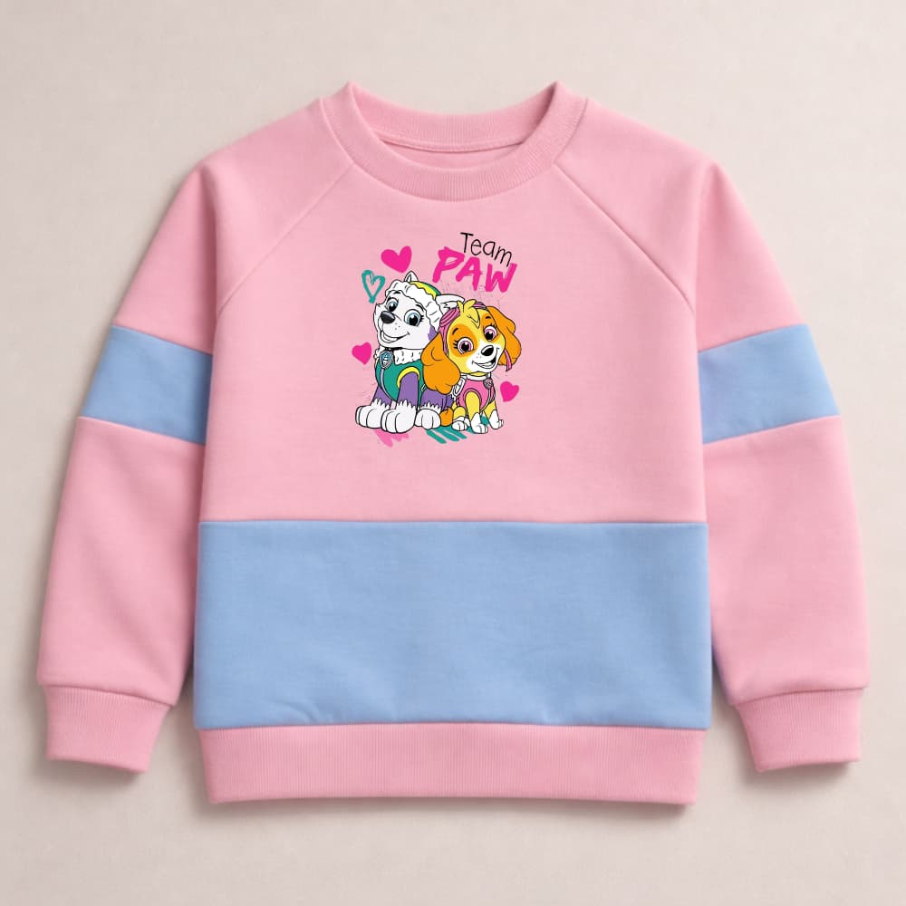 Moletom Infantil Menina Skye Everest Patrulha Canina Flanelado Inverno Frio