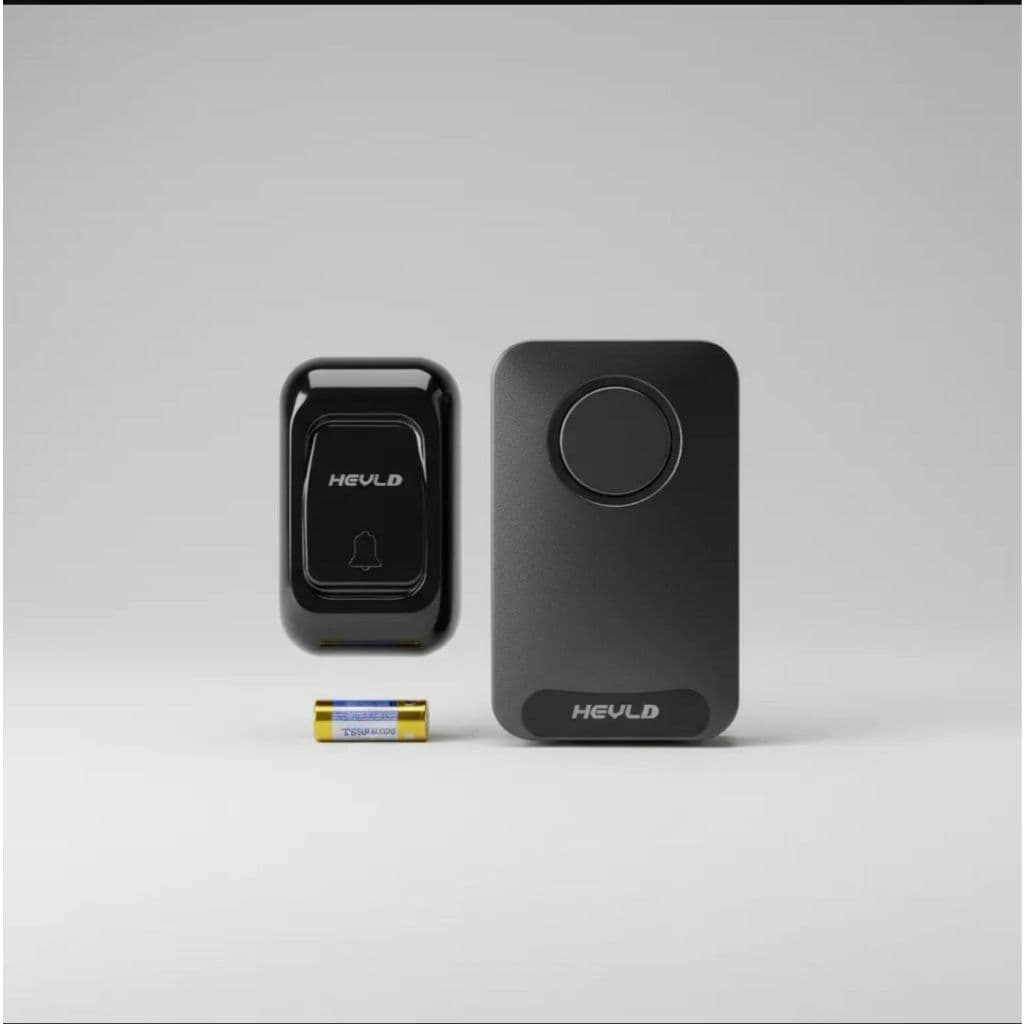 Campainha Sem Fio Com Longo Alcance E Com Mais De 32 Toques Preto 127/220v