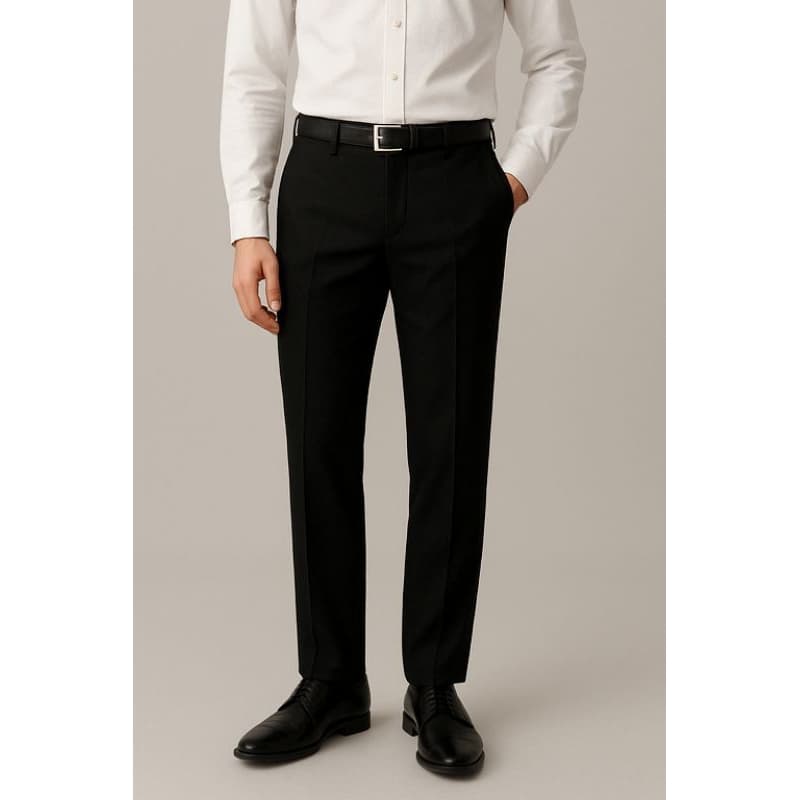 calça social clássico semi slim executivo masculino