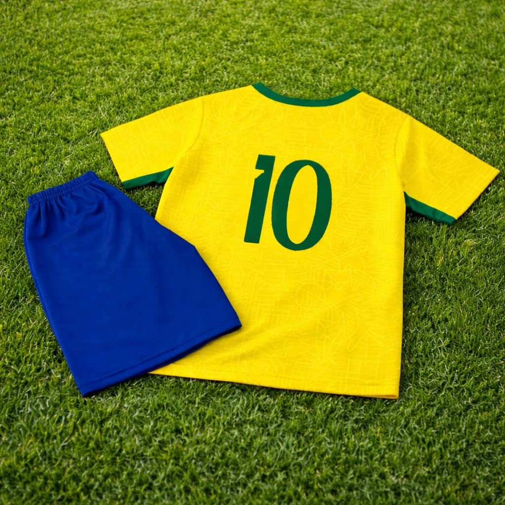 Conjunto Infantil Futebol Camisa + Short - Copa do Mundo