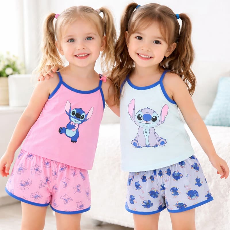 Pijama Infantil Feminino Babydoll Personagem Conjunto Verão Leve Estampado Menina |780| Promoção