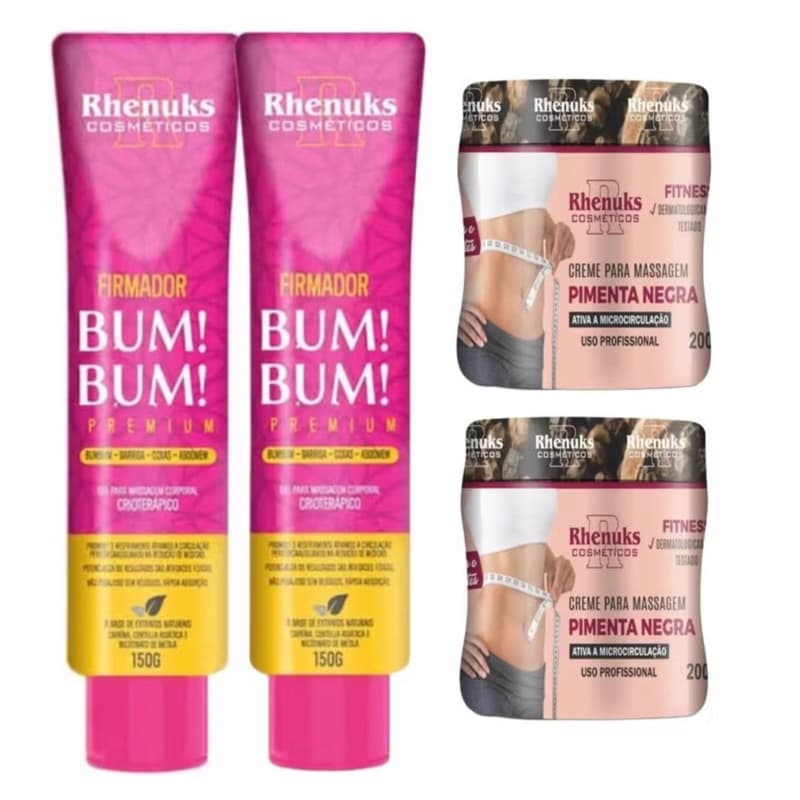 KIT REDUTOR DE MEDIDAS E FIRMADOR DE BUMBUM