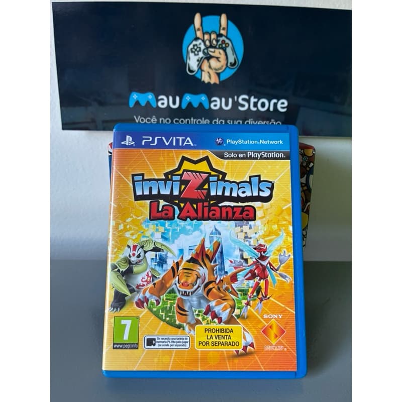 Invizimals A Aliança PS Vita - Original Usado Mídia Física Jogos de Aventura PlayStation Vita La Alianza