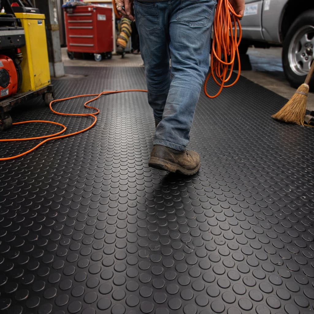 Rolo Piso/Tapete Moeda 3mts Comp. X 80cm Larg. Antiderrapante - Banheiro/Pets