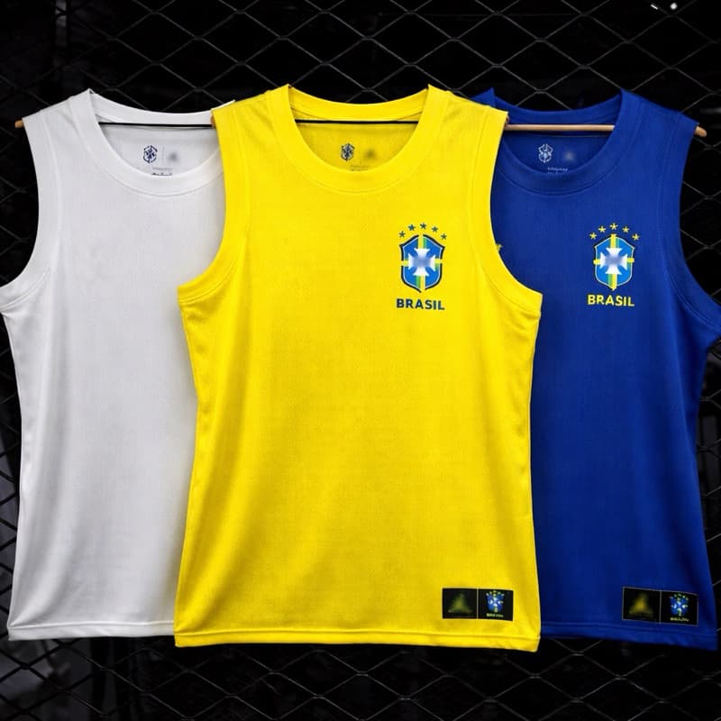 Regata Dry Fit Brasil Masculina Academia Treino Fitness Leve Respirável Premium
