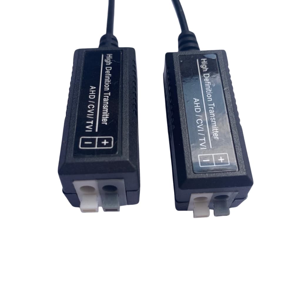 Par De Conector Video Balun P/ Cameras Hd Cvi Tvi Analog PRODUTO NOVO