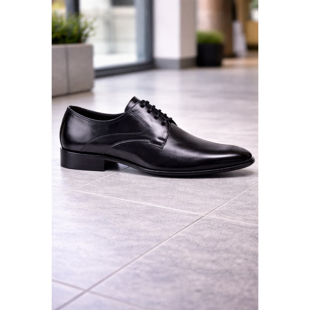 Sapato Social Bico Fino de Gala Masculino Casual Em Couro Nobre Moderno Elegante