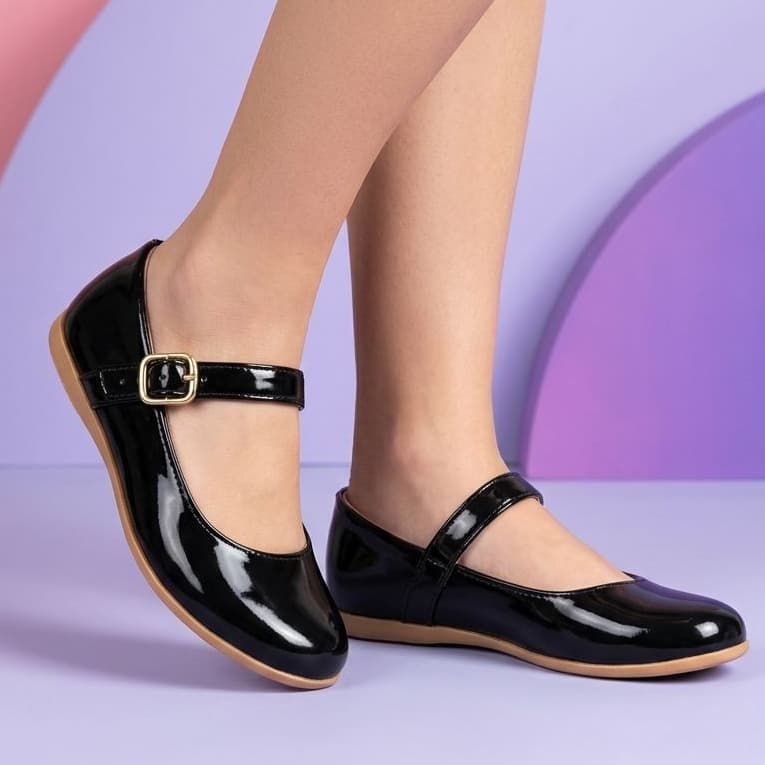 Sapatilha Infantil Feminina Confortável Antiderrapante Leve Menina