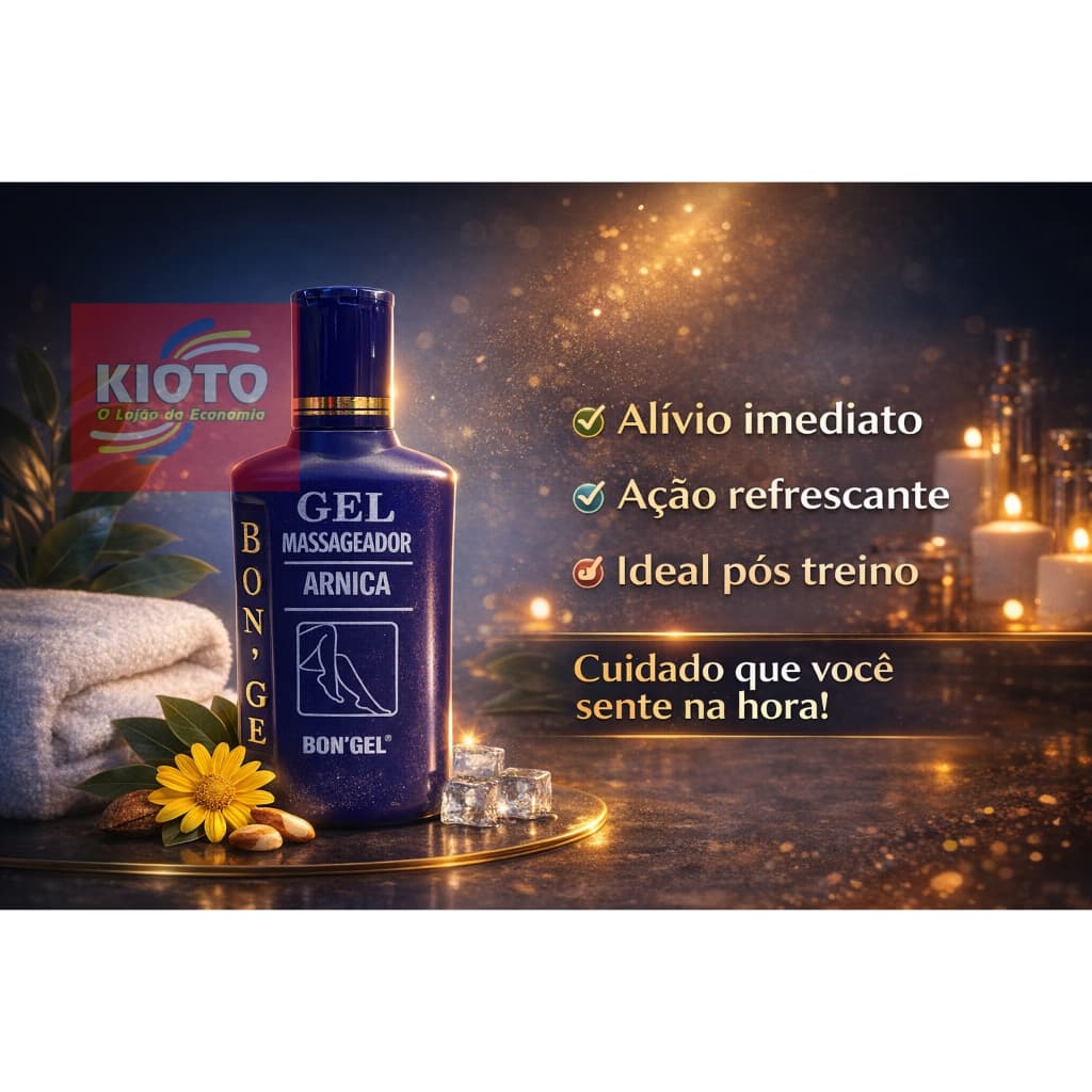 Gel Massageador  Bongel Arnica  200 G-Azul