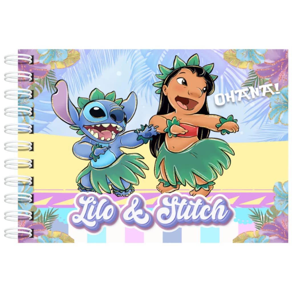 Livro de Colorir Lilo e Stitch Capa Dura 50 Páginas