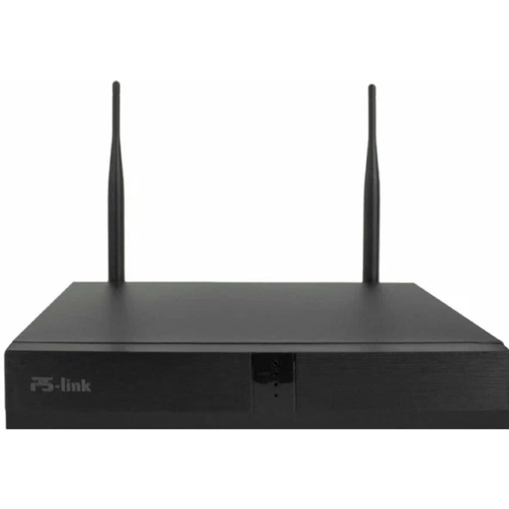 NVR 8 Canais IP WiFi PS-Link N4208 Gravador CFTV HD Segurança Monitoramento Sem Fio