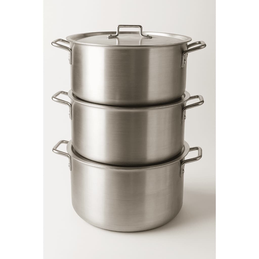 Kit Panelas de Alumínio para Feijoada Jogo de Panela 3 peças Kit Feijoada Caçarola Grande