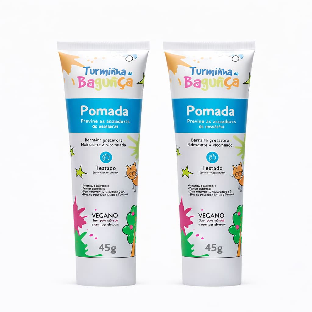 Kit 2 Pomadas Assadura Turminha Da Bagunça 45g Bebê