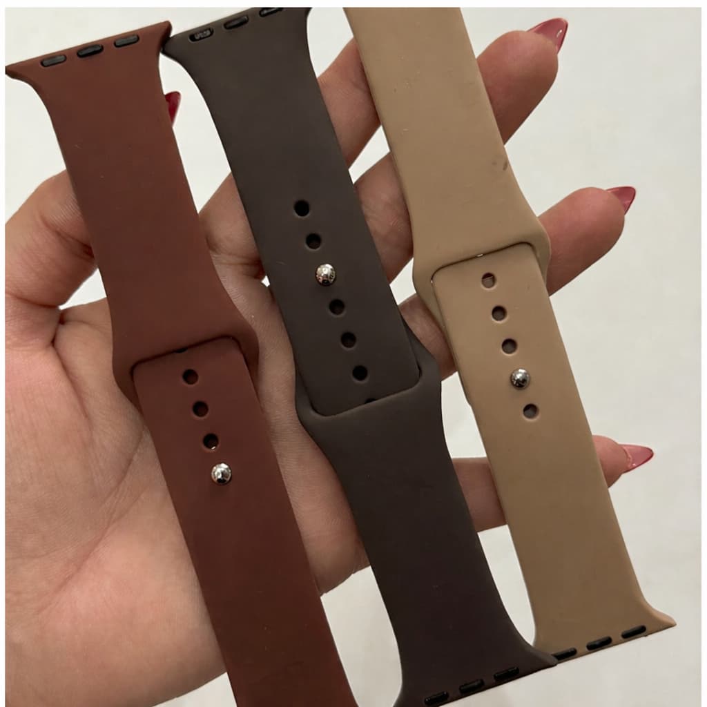 KIT 3 PULSEIRA PARA SMARTWATCH APPLE PRO ULTRA SPORT LISA 42MM 45MM 46MM 47MM 49MM 38MM 40MM 41MM