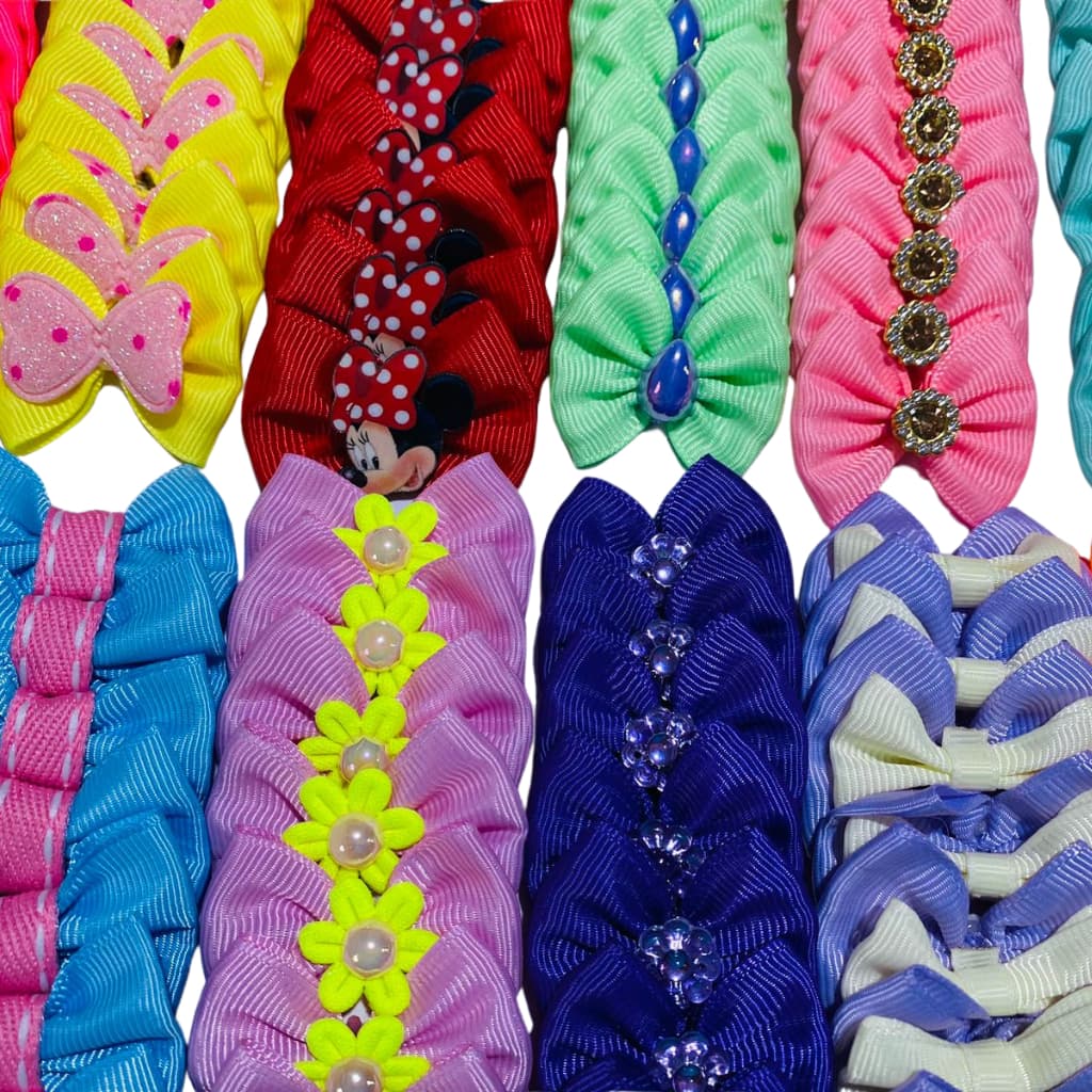 Kit 70,80,100, 200 e 300 Laços Pet Lacinho de Gorgorão Cachorro Fêmea e macho Acessórios Fofos PetShop Banho e Tosa