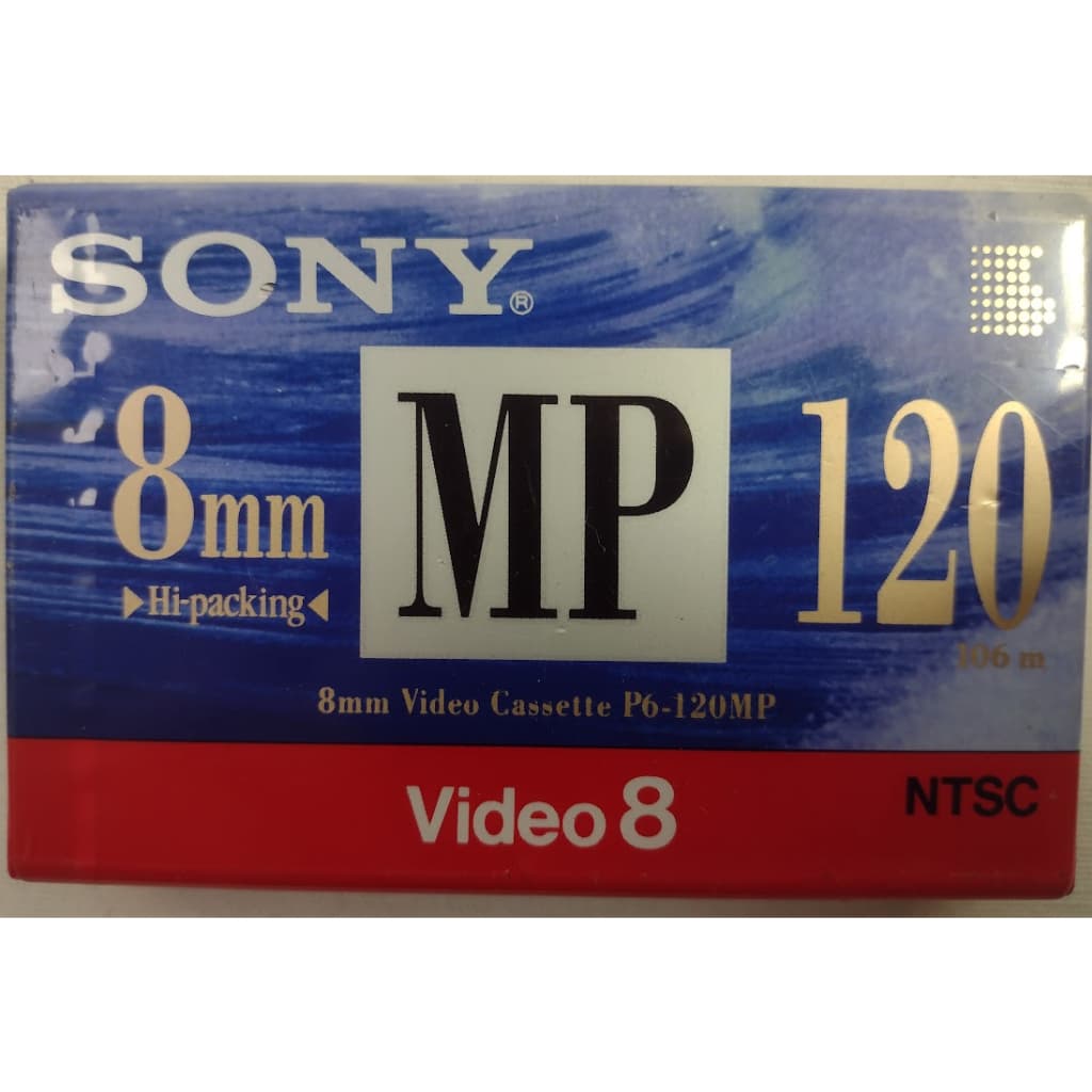 Fita Sony Video 8 Mp 120 8mm.Lacrada