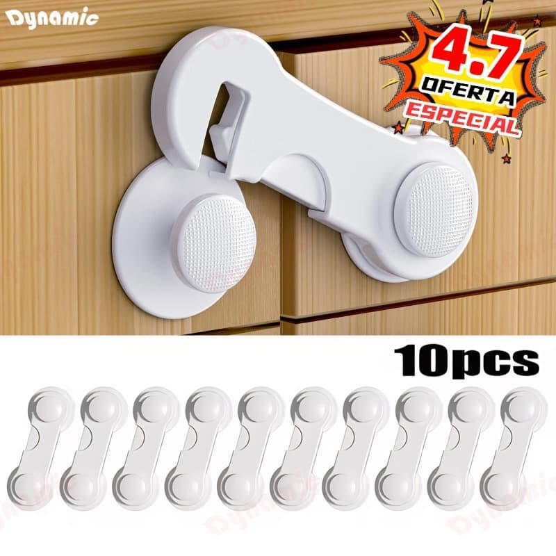 20/10 PCS Trava Gaveta Armário Segurança Protetor Proteção Bebe Kit