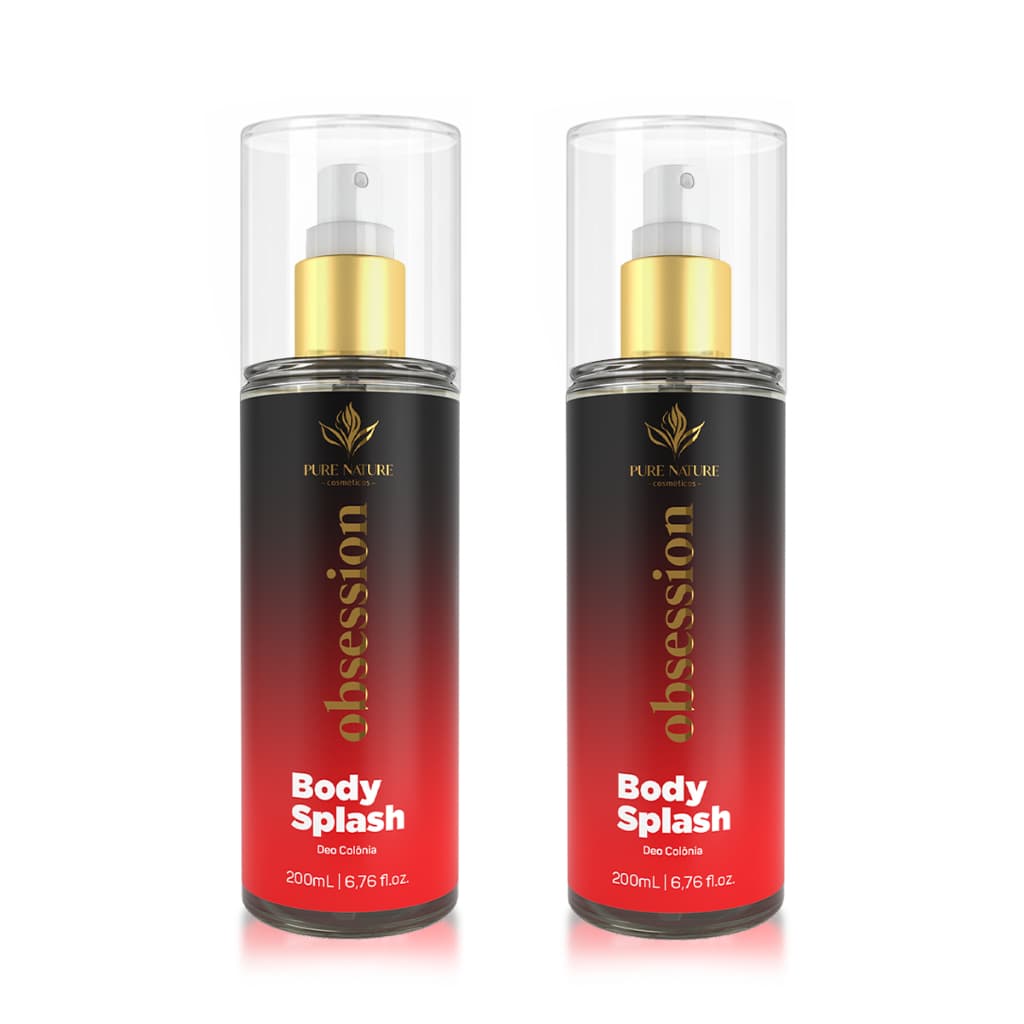 Kit 2 Body Splash Colônia Feminino 200ml Alta Fixação Inspiração Árabes