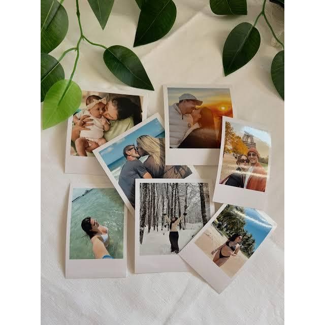 Kit com fotos polroides + caixinha