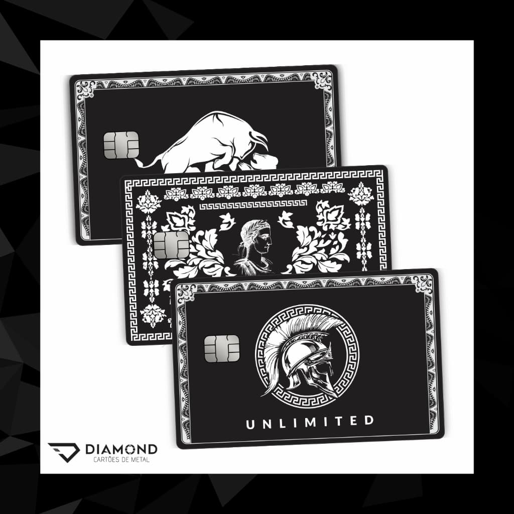 Cartão de Metal BLACK e UNLIMITED (ULTRA RICOS) - PREMIUM perfeito