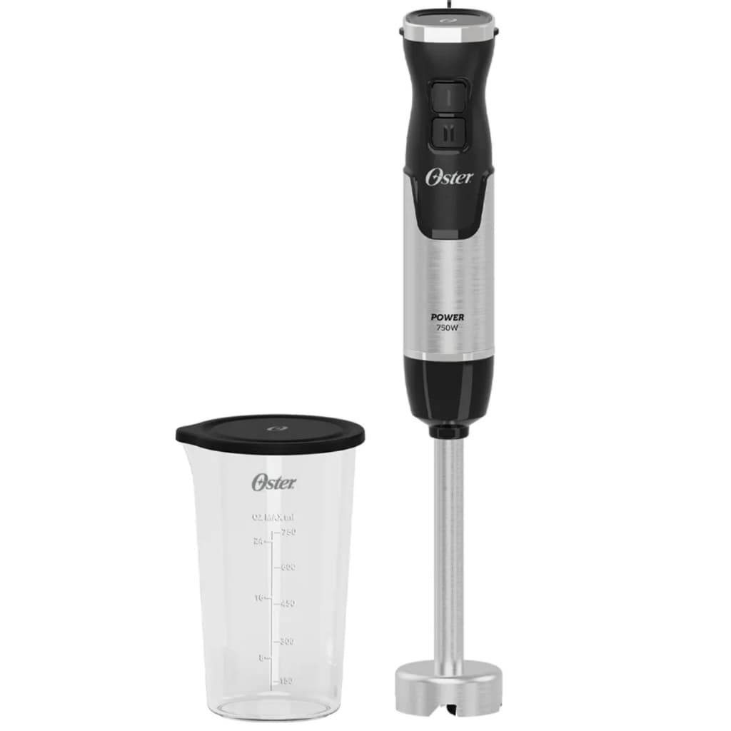 Mixer Power Oster Black Inox OMIX370 Potência de 750W 4 Lâminas em Aço Inox