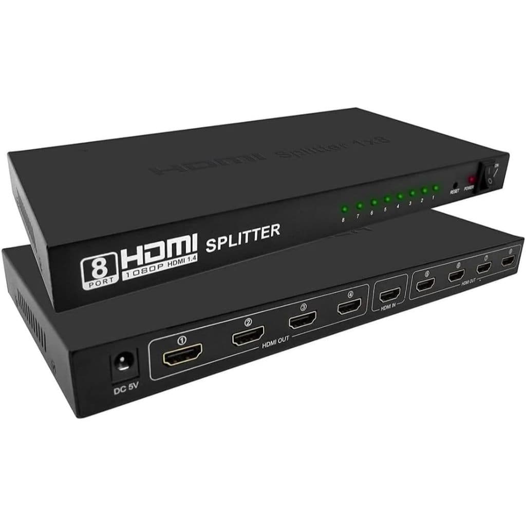 Divisor Hdmi 1.4 Hdcp Splitter 1080p 1x8