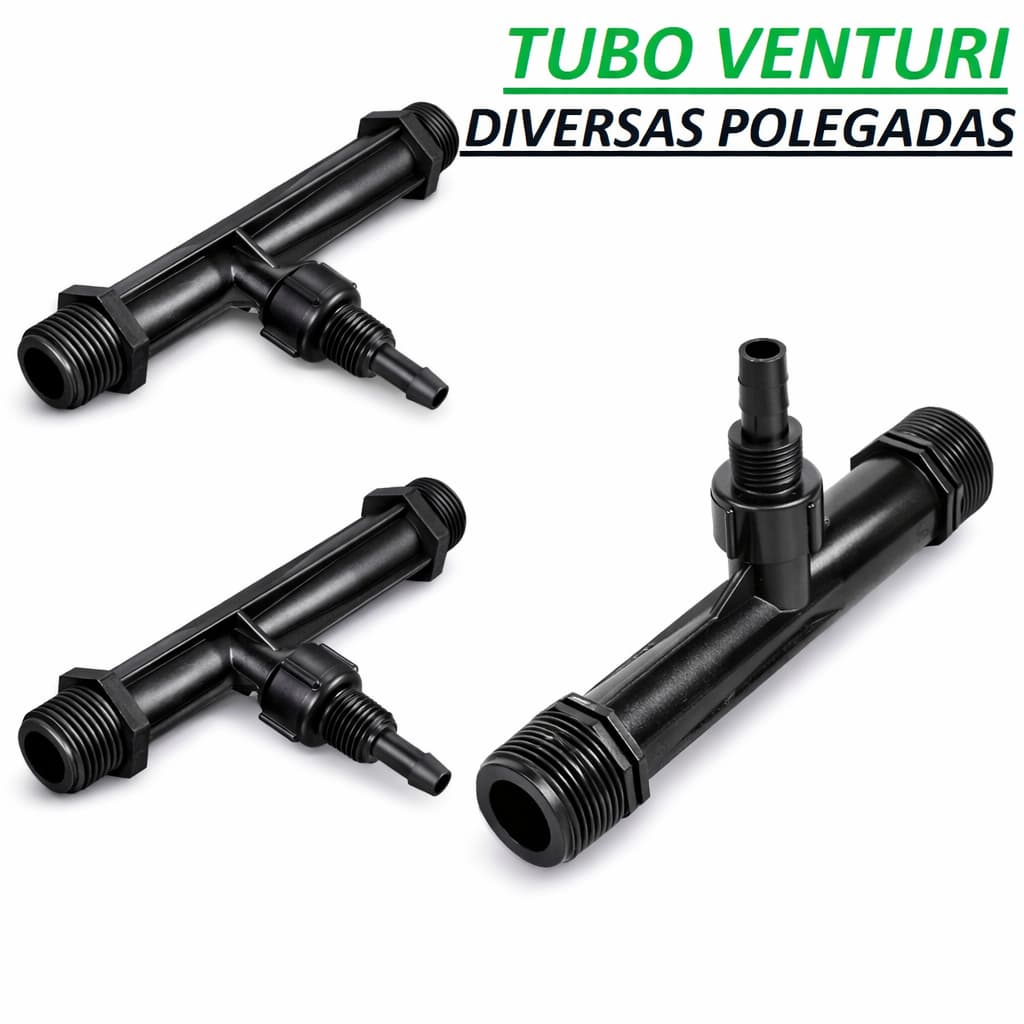 Tubo Venturi Diversas Polegadas Irrigação Jardim Injetor Fertilizante 1 - 1/2  /  1-1/2