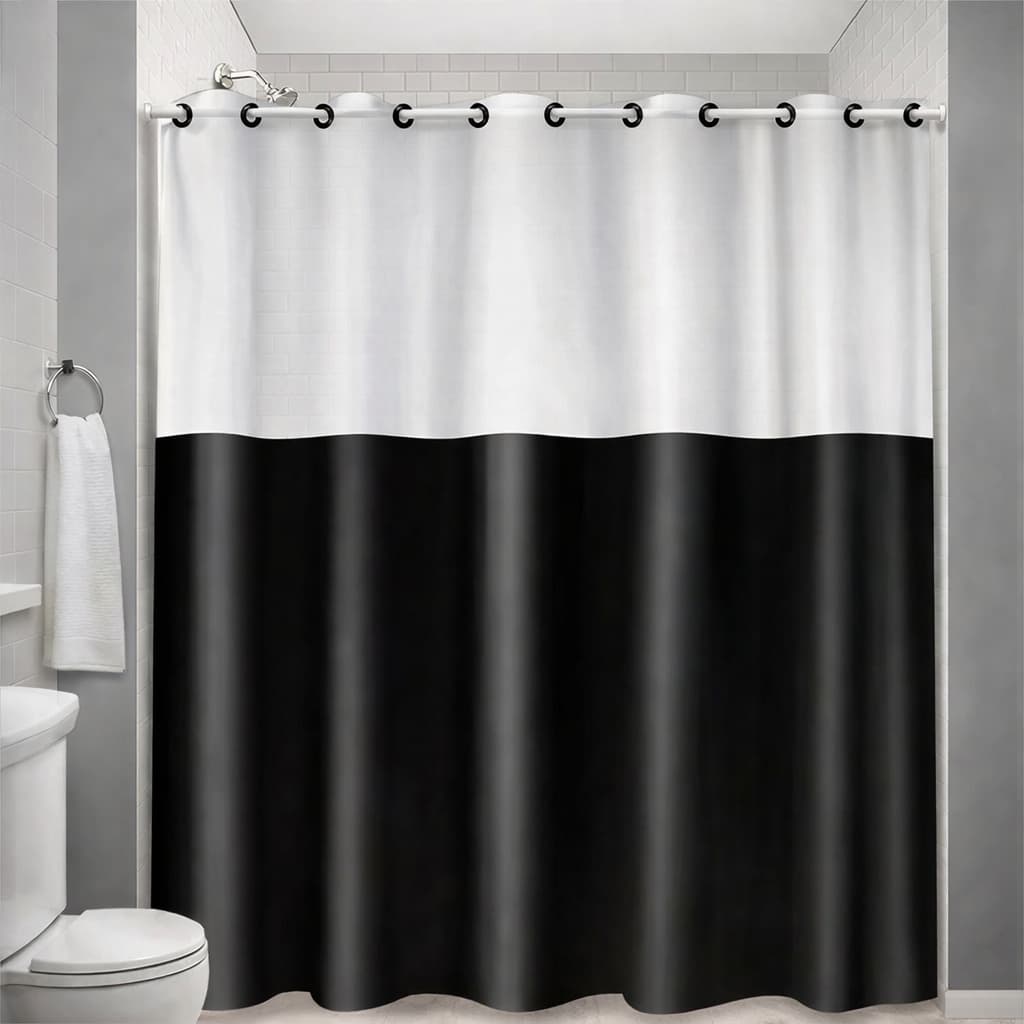 Cortina de Box Reforçado 2,00m x 1,35m e Visor Transparente