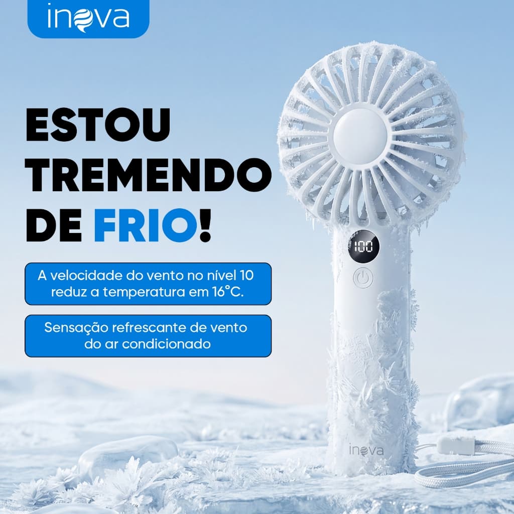 INOVA mini ventilador usb recarregável ventilador de mão portátil ventilador de mesa  silencioso