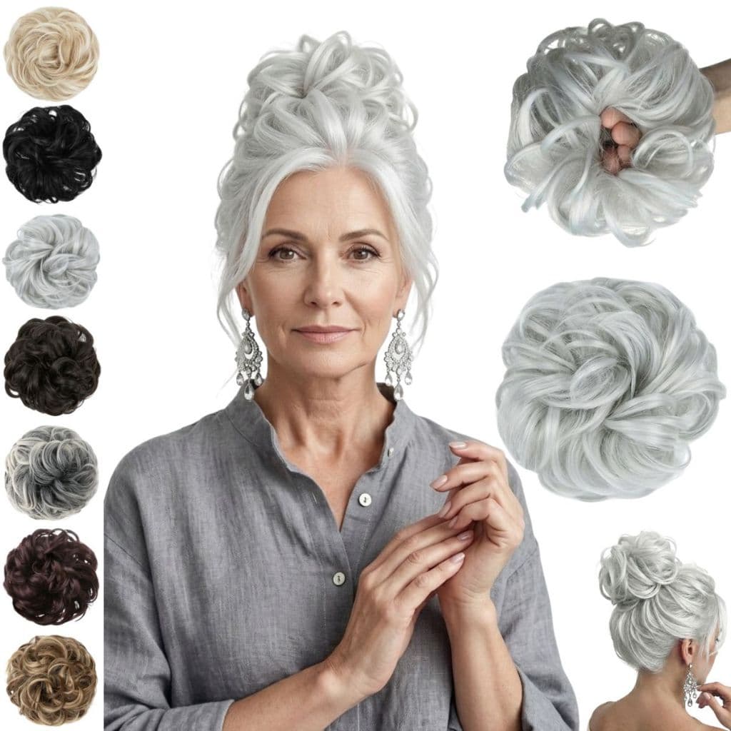 Coque Xuxinha Rabicó Elástico Grego Bagunçado Volume Extra Penteado Festa Casamento Igreja