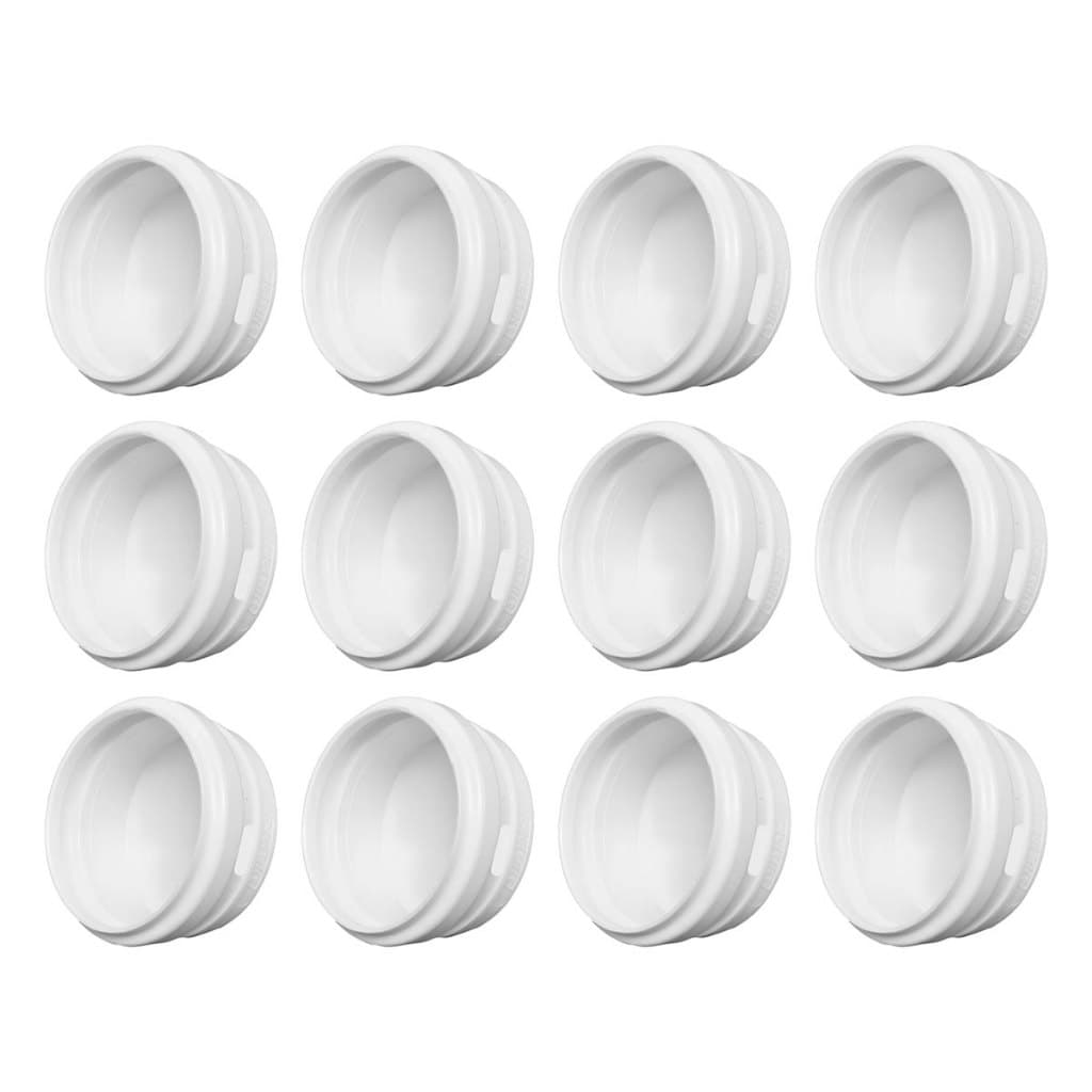 12 Unidades CAP 100mm (4") Tampão Branco Para Esgoto