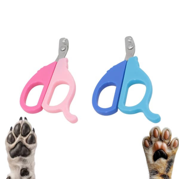 Cortador Unha Tesoura Pet Cães Gatos 2 Cores