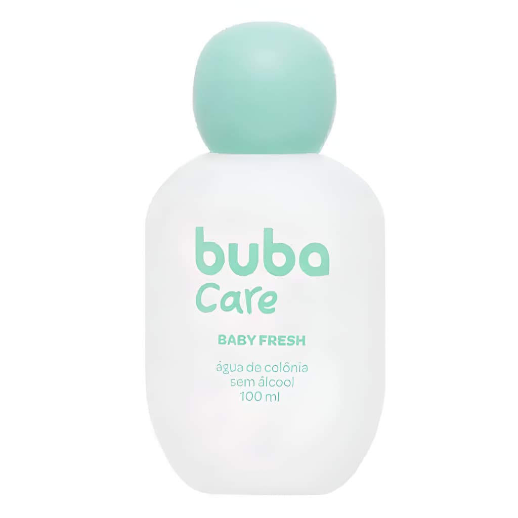 Colônia Baby Fresh Buba Care 100ml - Fórmula Vegana e Sem Álcool, Ideal para Pele Sensível