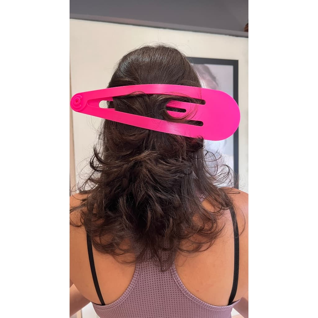 Presilha Gigante para cabelo tipo TicTac Presilha Gigante
