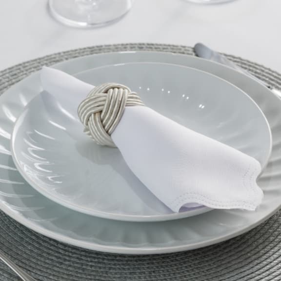 Guardanapo de Tecido Oxford Kit 50 Acabamento a Laser Cores Variadas 33 x 33 CM Mesa Posta Jantar