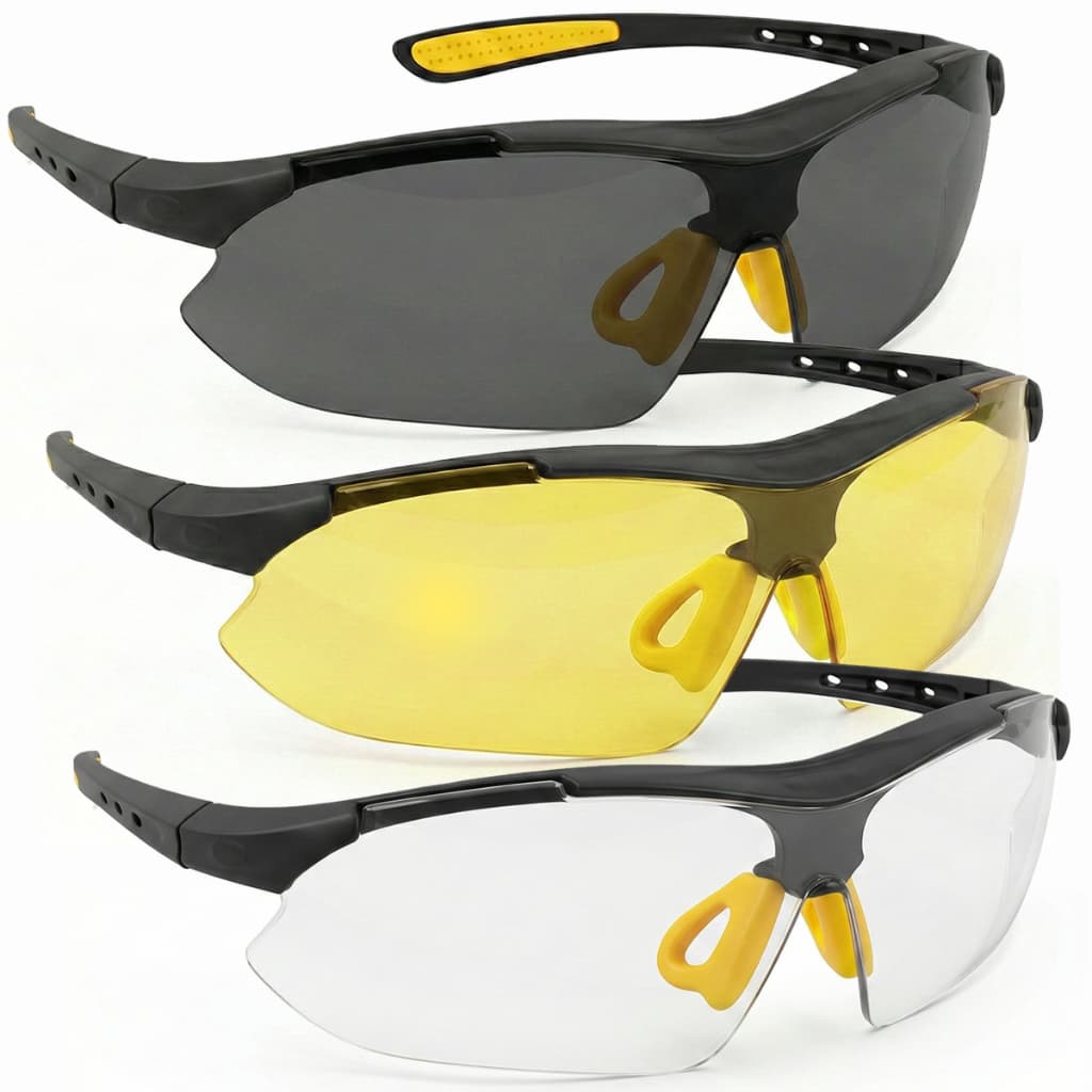 Óculos Original Vonder Segurança Sol Bicicleta Obras Emborrachado Flexível