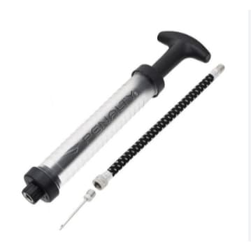 Bomba Penalty Sac Dupla Ação Enche Bola bicicleta Ref 670023 Cor Branca