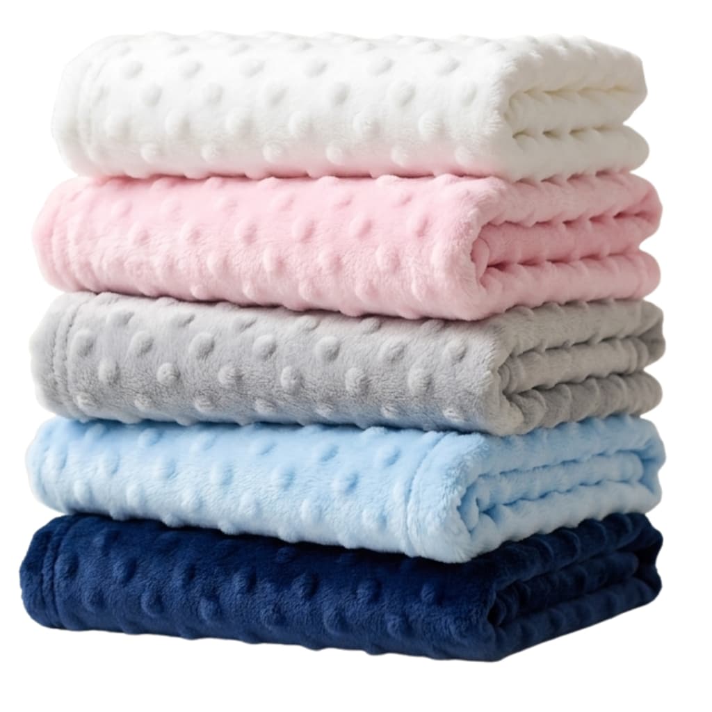 Manta de Bebê Soft Aveludada 🍼 | Antialérgica, Macia e Quentinha – Várias Cores