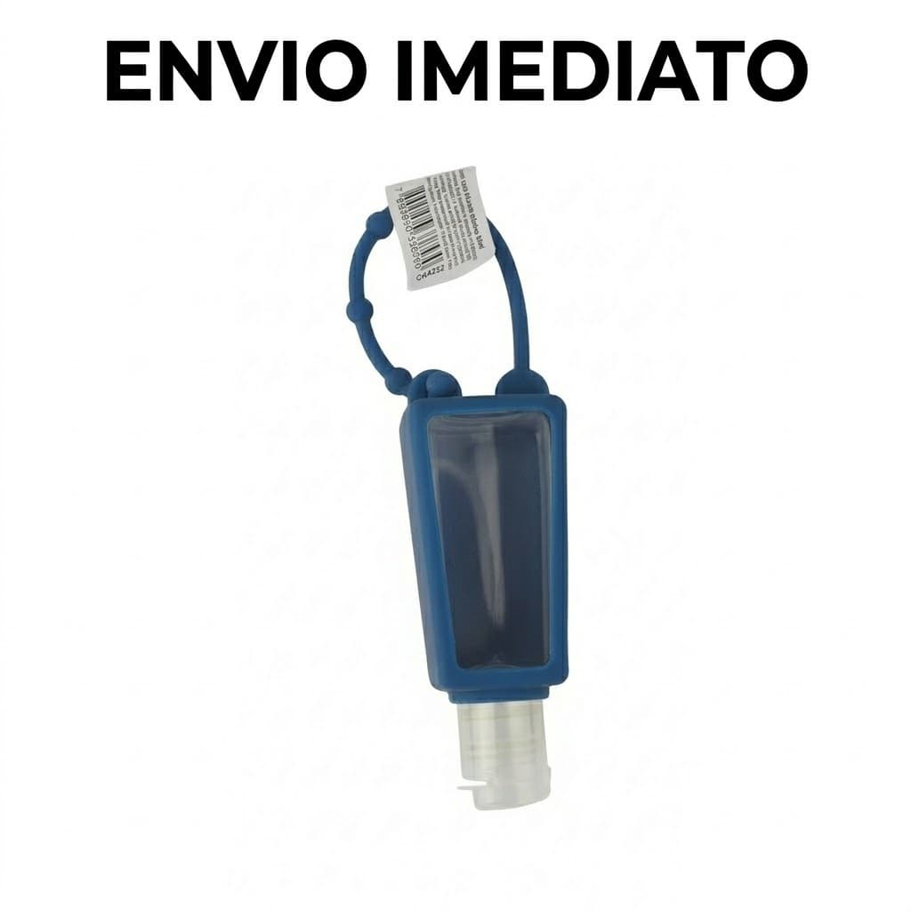 Frasco Silicone 30ml Com Chaveiro Capinha Mochila Bolsa Porta Shampoo Cremes Higiene Reutilizável