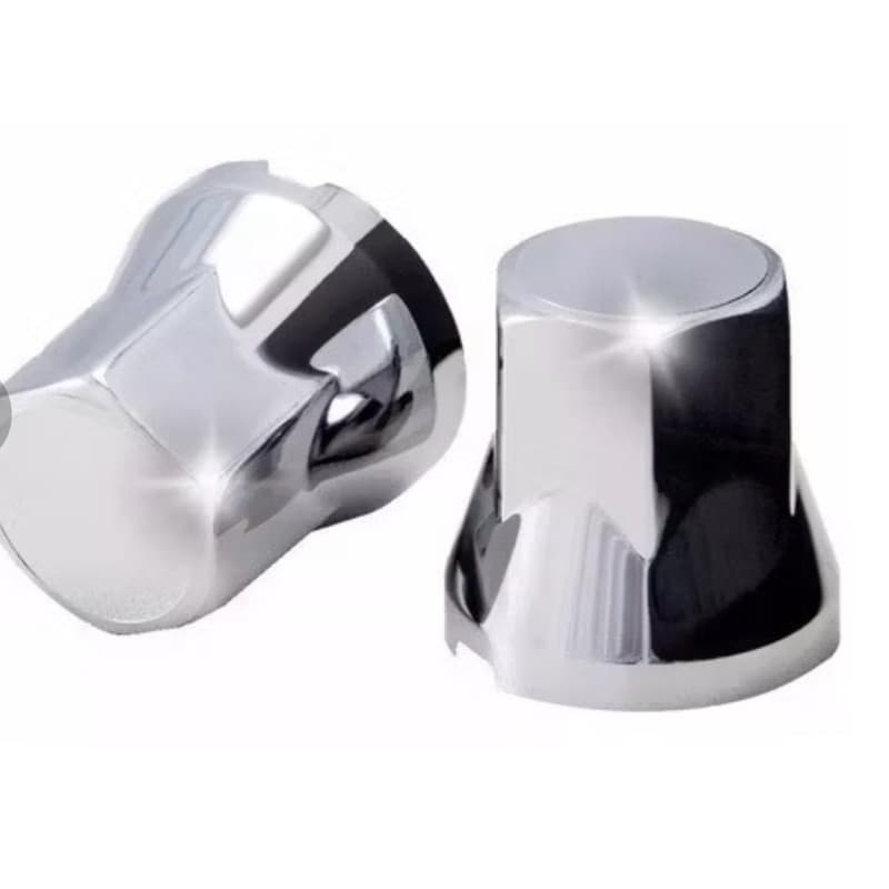 20 Capa Porca Sextavada Cromada Cubo 27mm “ALTA RESISTÊNCIA”