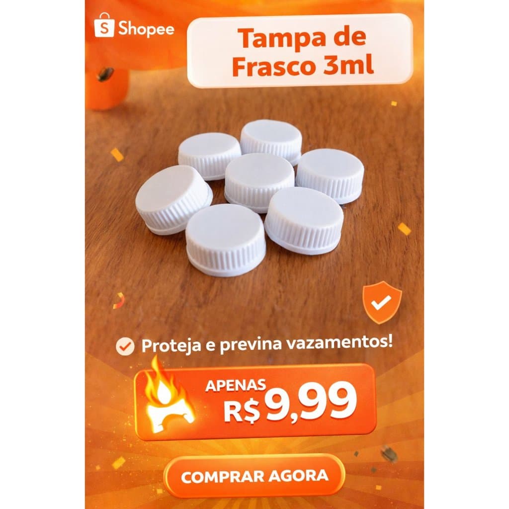 Tampas para Ampolas de 3ml